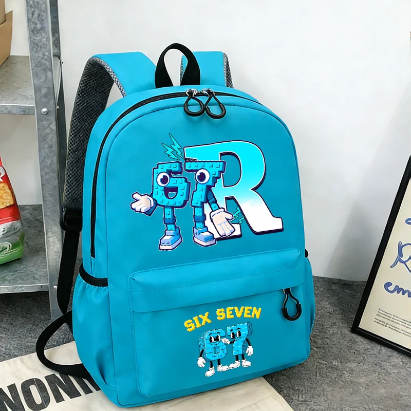 

Steal A Brainrot Letter A-Z Backpacks Anime Game 6 7 Schoolbags Large Capacity Travel Rucksack Daily Boy Girl Student Bookbag