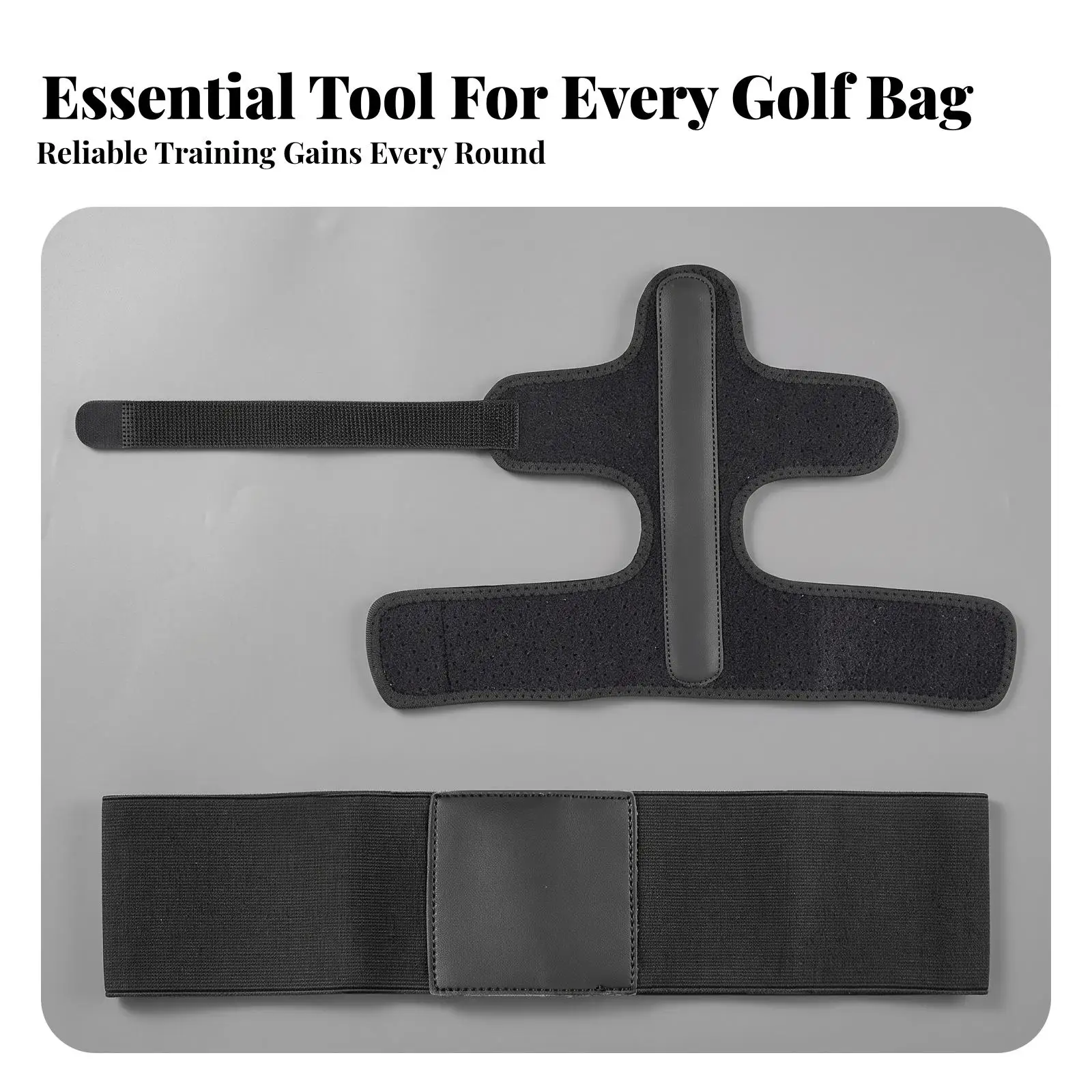 Golf Swing Assist Strap Supportive Golf Wrist Training Aid Wrist Support Brace Ergonomic Adjustable for Beginners