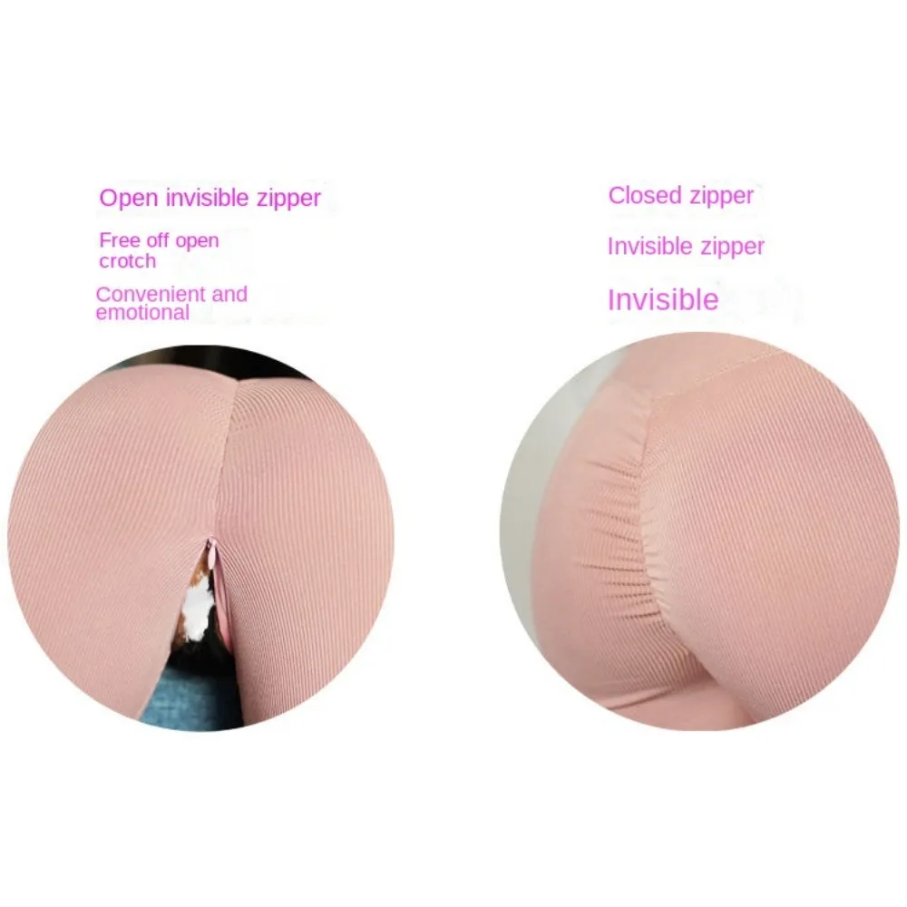 กางเกงเซ็กซี่เปิดเป้าสำหรับกิจกรรมกลางแจ้ง, กางเกงขาสั้นเอ็กโซติกสำหรับผู้หญิง, กางเกงเลกกิ้งไร้ตะเข็บทรงพีชช่วยยกสะโพก, ชุดโยคะ, ชุดลำลองสำหรับคู่รัก, เสื้อผ้าสตรีทแวร์