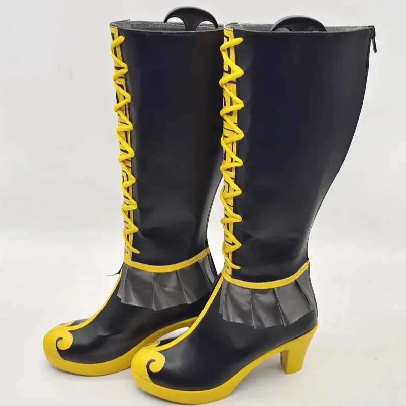 Shuumatsu no Valkyrie سجل راجناروك تشين شي هوانغ تأثيري حلي أحذية أنيمي اليدوية فو الأحذية الجلدية #4