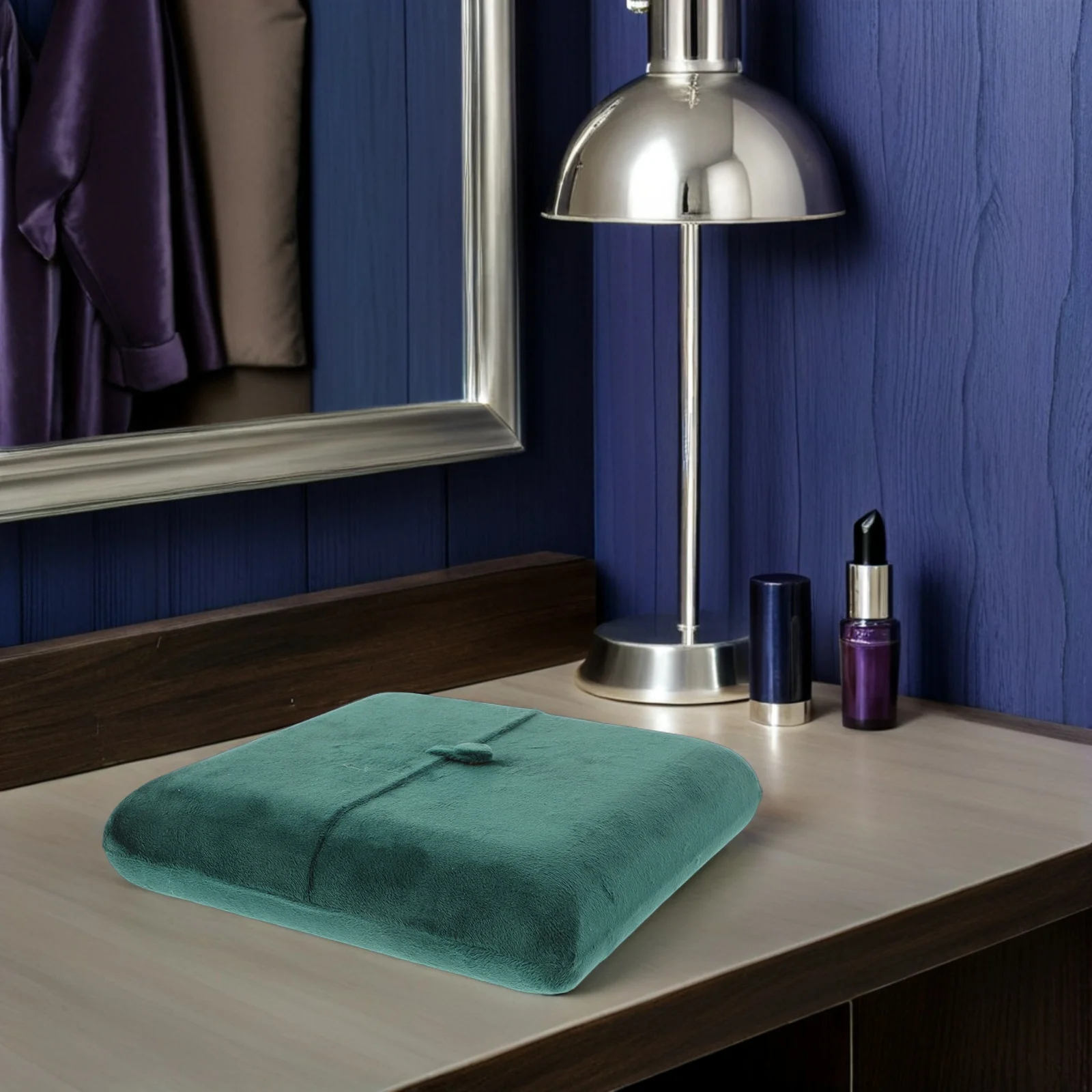 Soft Lint Double-Opening Jewelry Box Elegant Vintage Style Organizer for Rings Necklace Jewelry Storage Portable Lightweight