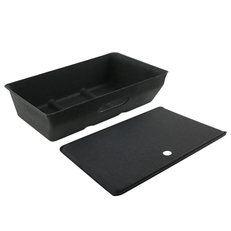 For Tesla Model Y 2-Pack Under Seat Felt Organizer Organizer with Lid Accessory