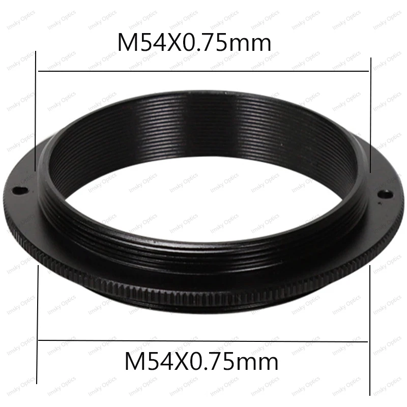 Beide Seiten Außengewinde Adapter T T2 M42 M48 M54 M56 SCT Astronomisches Teleskop Fotografie Zubehör M42x0,75 M48x0,75 M54x0,75 – Detail 8