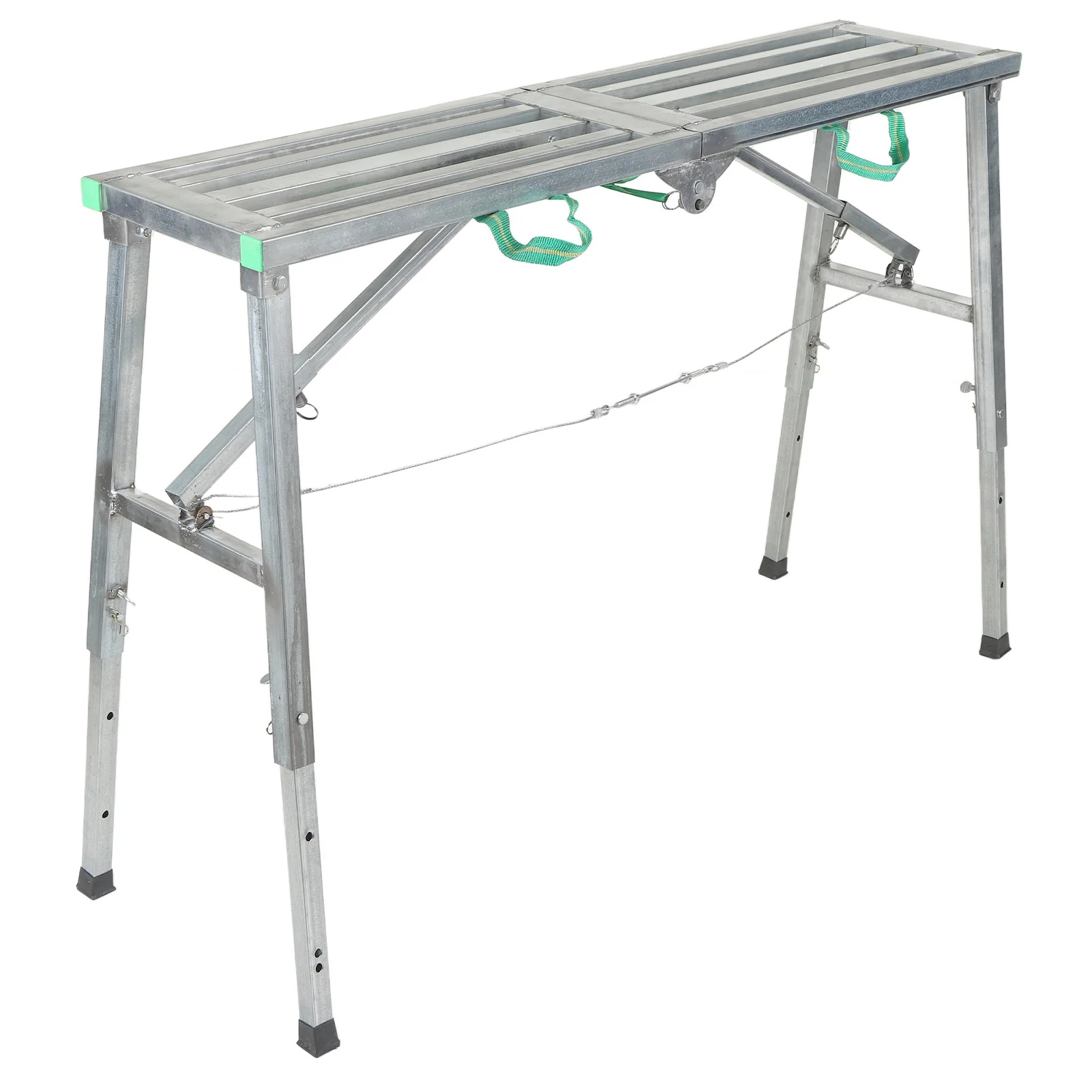 60–90 cm verstellbare, klappbare Arbeitsplattform, Aluminium, verdickte Gerüste, Trockenwand-Trittleiterbank – Detail 7