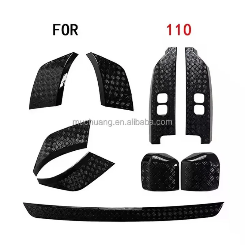 

New 9-Piece Anti-Scratch Exterior Trim Car Bumper Protector Set for Defender 110