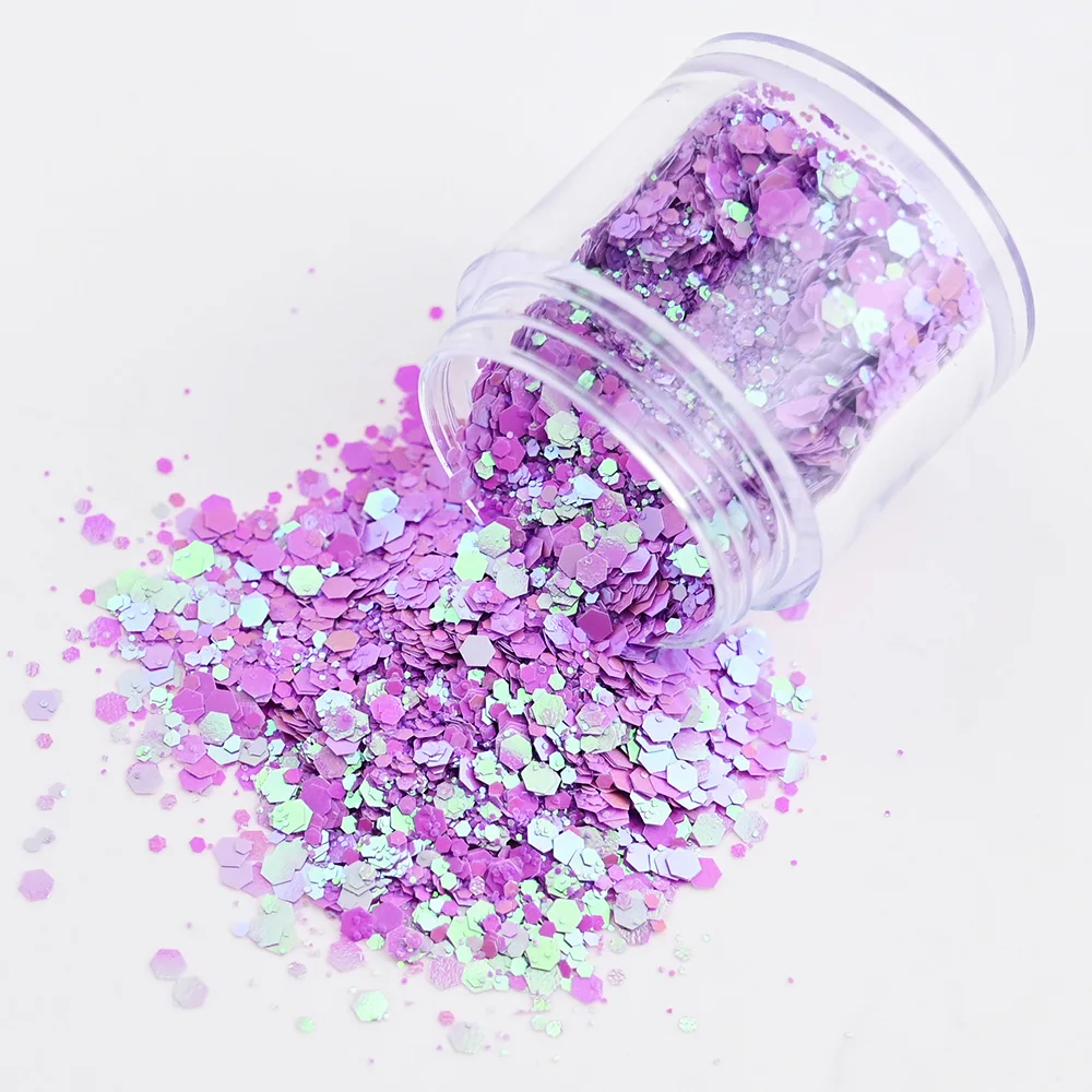 1JAR/10Ml Laser Nagellak Pailletten Nagellak Glitter Poeder Sieraden Nail Glitter Nail Tips Art Deraction 3D manicure Shining