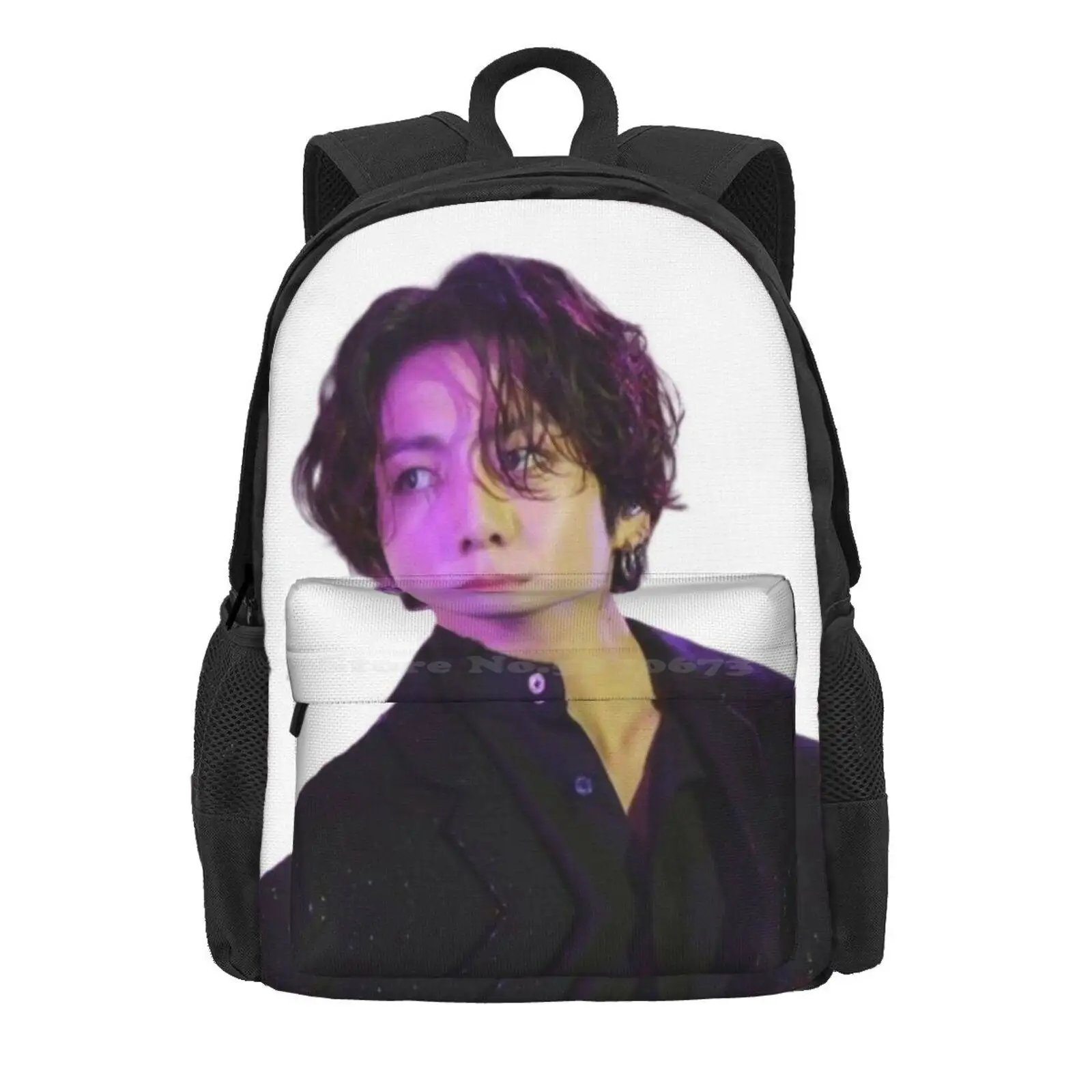 Long Hair Jk Hot Sale Schoolbag Backpack Fashion Bags Jungkook Long Hair Long Hair Jk Long Hair Jk Hair Jungkook Hair Army