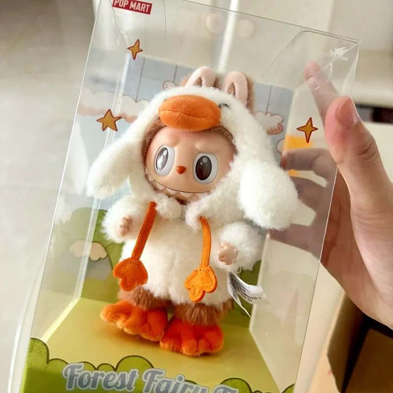 

Genuine The Monsters Forest Fairy Tales Series Labubu China Exclusive Flocked Plush Hang Tag Good Birthday Gifts Toy Collectible
