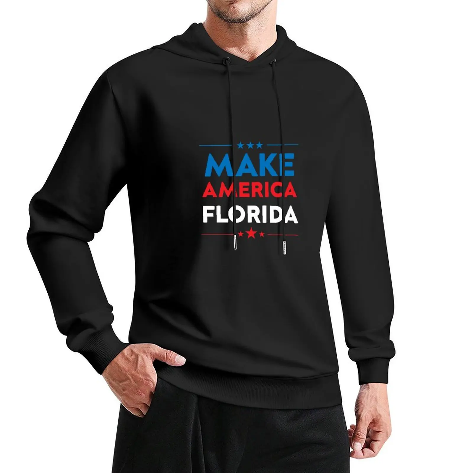 

Make America Florida desantis 2024 election Pullover Hoodie male clothes big size hoodie