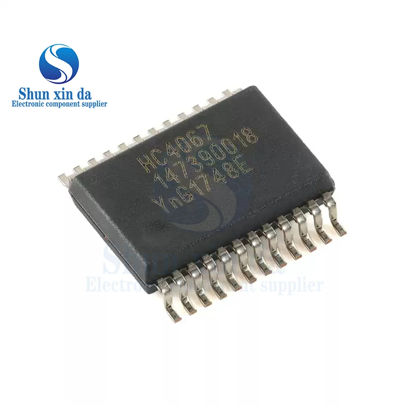 10PCS 74HC4067DB 74HC4067 HC4067 74HC4067DB,118 SSOP-24 Multiplexer Switch ICs SMD IC