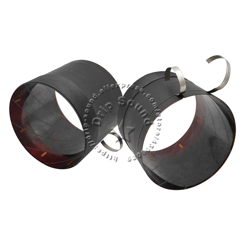 KSV 2 레이어 플랫 구리 와이어 베이스 스피커, 음성 코일 우퍼 사운드 드라이버, 라우드 스피커 수리 부품, 35.5mm-76.2mm, 7-8Ohm