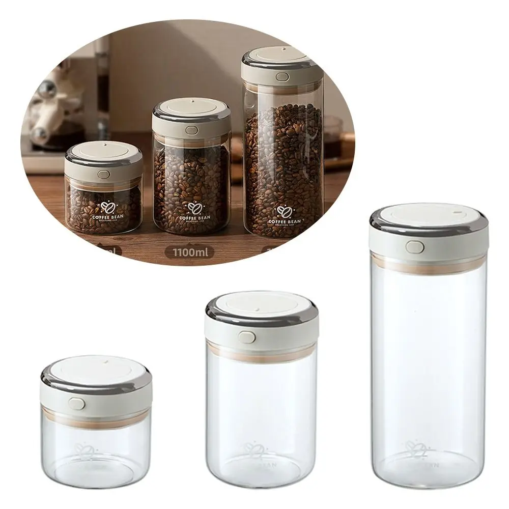 Large Capacity Coffee Sealed Tank Wake-up Beans Bean Storage Container Vacuum Coffee Storage Tank Storage Tool