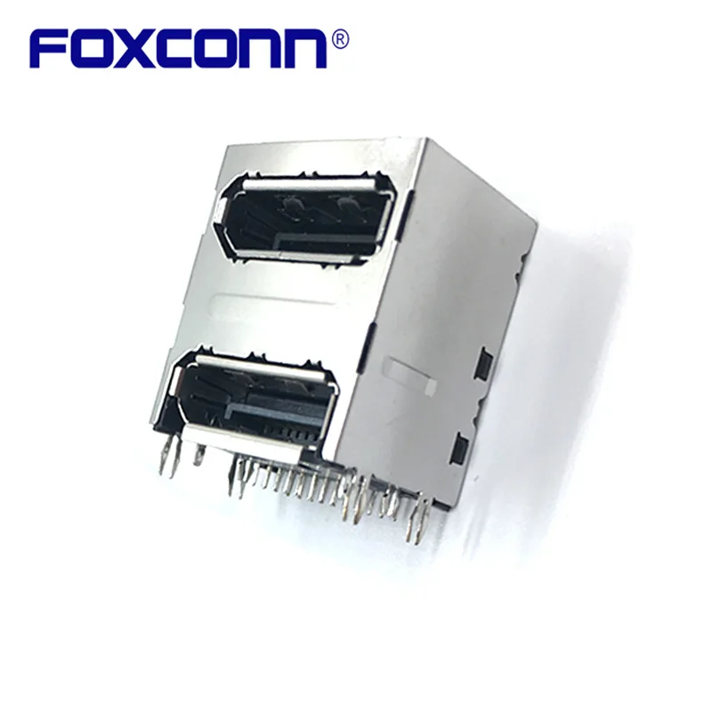Двойной соединитель DisplayPort Foxconn 3VD11203-DPA1-4H