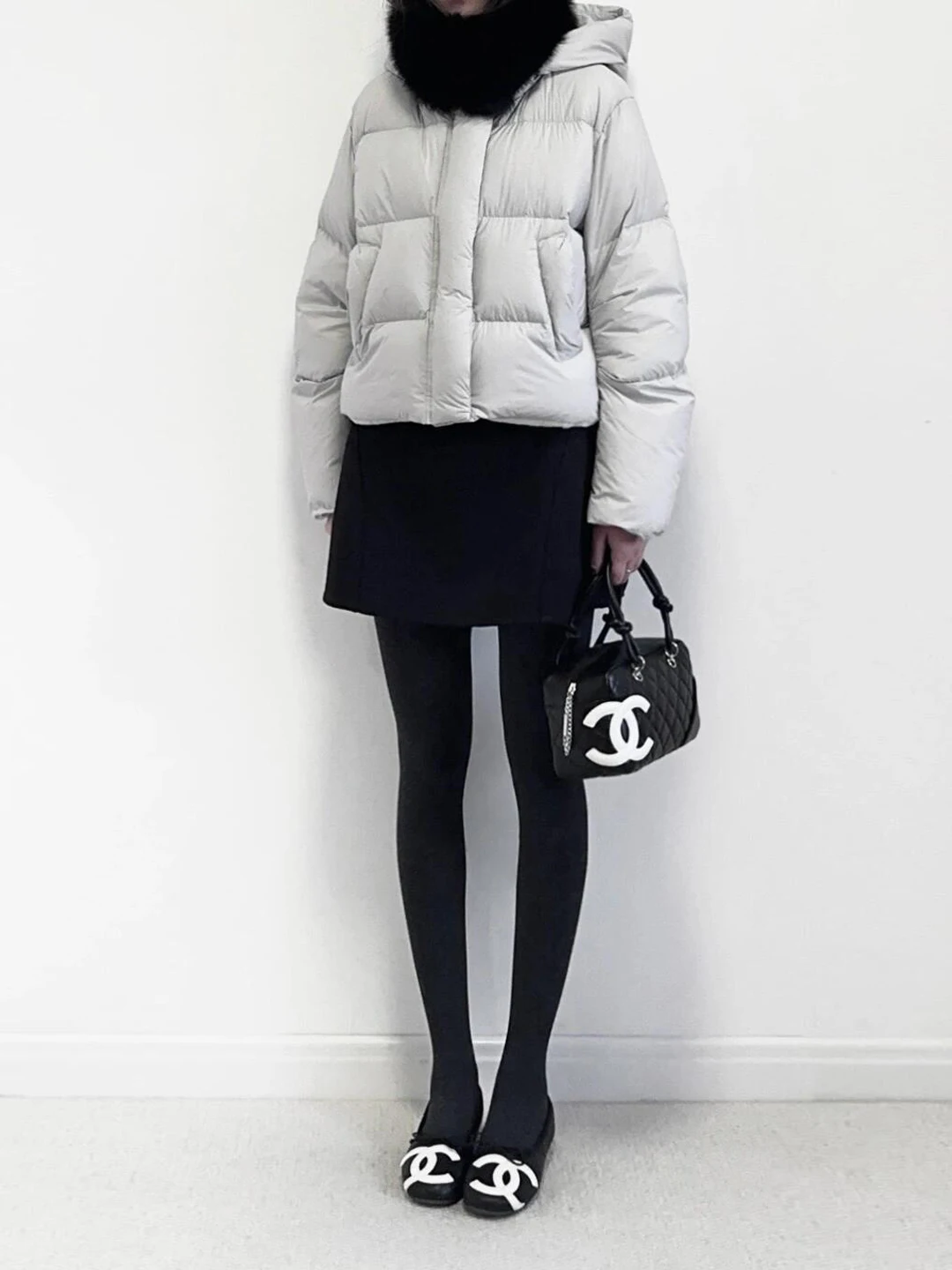 

Черная шерстяная юбка с высокой талией, А-силуэт, стройнящая, для невысоких женщин, облегающая, прямая, в корейском стиле