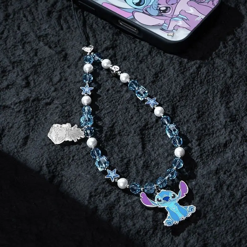 La pulsera para teléfono móvil de la serie Stitch Fun de dibujos animados de animación de Disney es adecuada para una gama completa de regalos con dijes para mochila