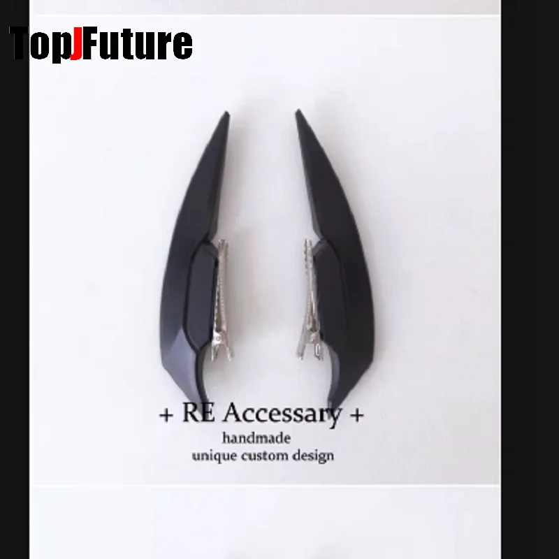 Functional wind Cyber Gothic Harajuku Y2K girl Dark gothic punk subculture clip headband hairgrips Hair clip duckbill clip