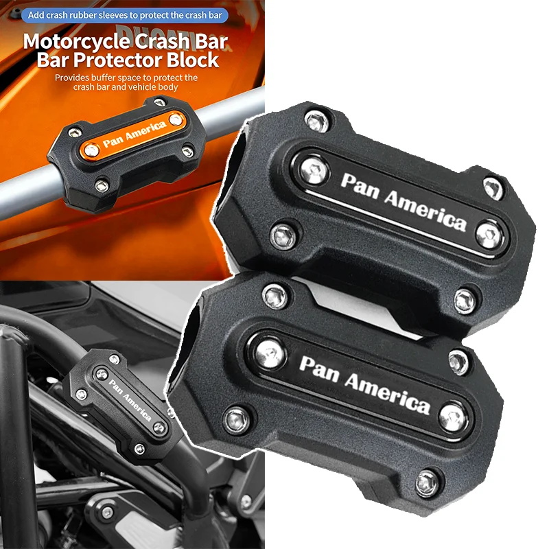 

Motorcycle For PAN AMERICA 1250 S PA1250 2021 2020 PA1250S Engine Bumper Protection Crash Bar Block Protection Decorative Bumper