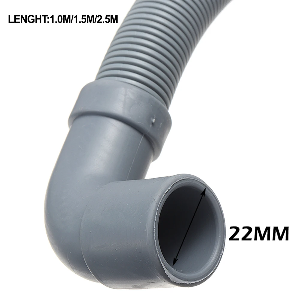 Easy to Install Washing Machine Dishwasher Extension Pipe Clip for Added Security Smooth Drainage PP Material Easy