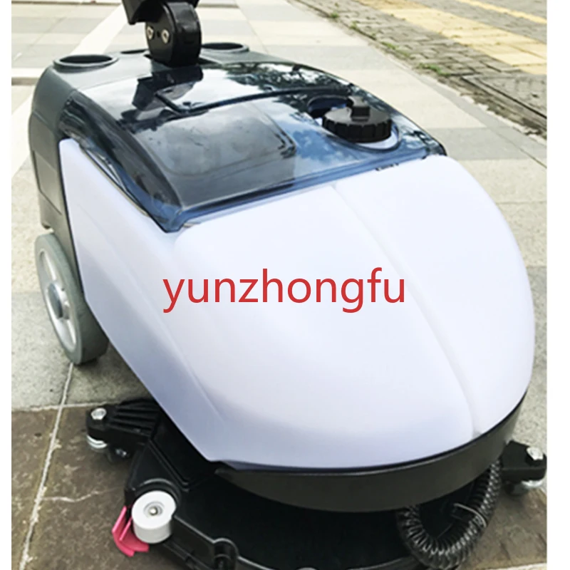 Wiping Suction Dragging Integrated Automatic Scrubber Small Scrubber  Hand Push Workshop Canteen Shopping Mall Washing