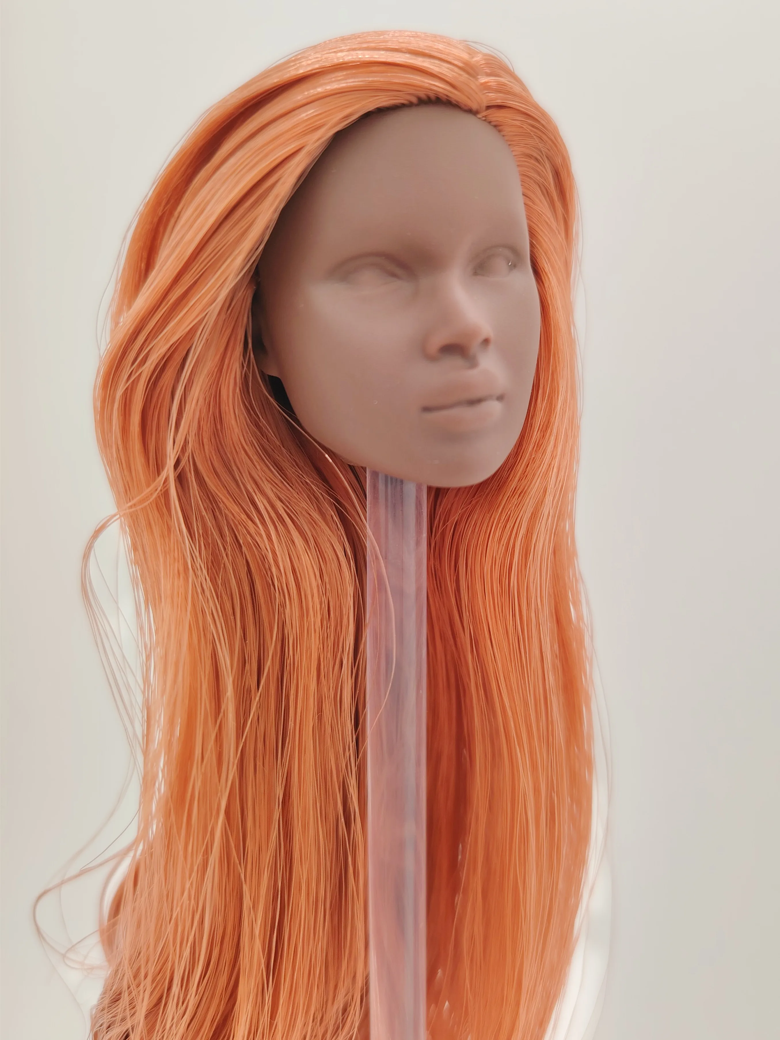 Fashion Royalty Nu.face Copper Hair Reroot Nadja Ryhmes Integrity Blank Face Doll Head