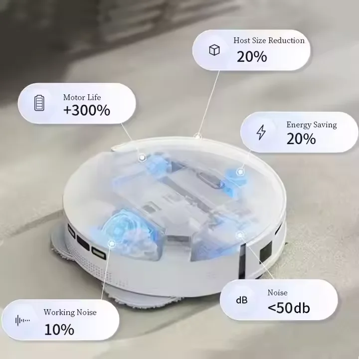 EU Fully Automatic R obot Vacuum Cleaner for Home Hotel Use Self-Cleaning Water Supply Drainage Sweeping Mopping Dust Collection