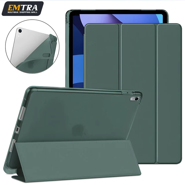 Inteligentne etui na iPada 9.7 2018 2017 Fundas Magnetic Pu Leather Stand Cover na iPada 10.2 5th 6th Air 1 2 3 4 5 7 8 9 10 Generation