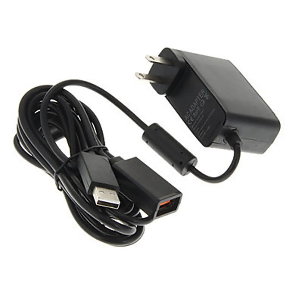 EU ปลั๊ก USB ที่ชาร์จอะแดปเตอร์ AC อะแดปเตอร์พร้อมสายชาร์จ USB สำหรับ Xbox คอนโซลเกม360อุปกรณ์เซ็นเซอร์ Kinect