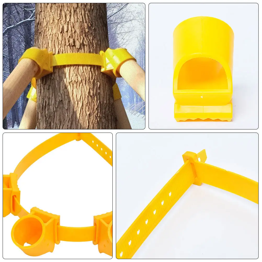 5Pcs Tree Fixing Cup Heavy-Duty PP Nylon Landscape Tree Holder for Garden Stable Vertical Growth No Bark Damage
