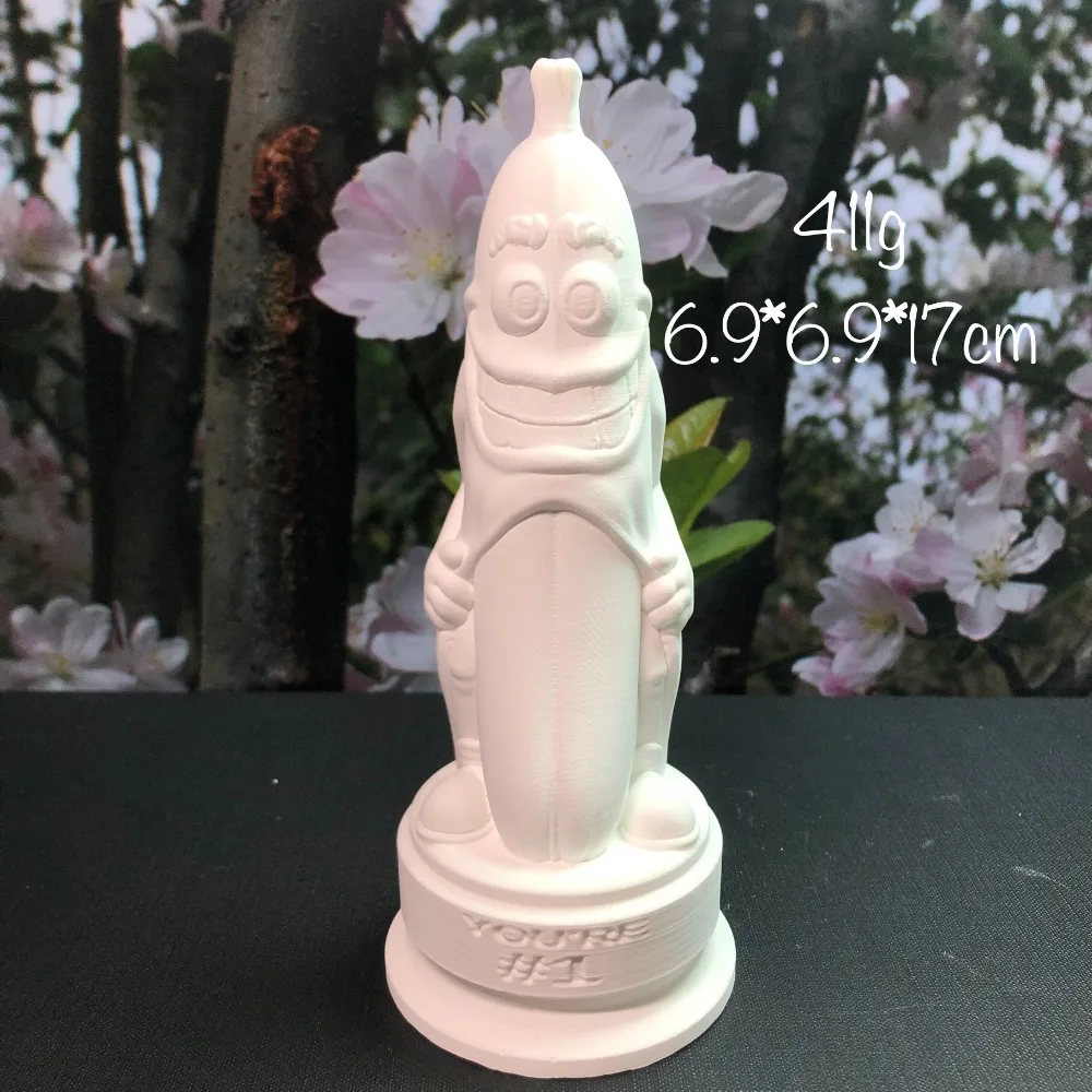 17cm Evil Banana Man Decorative Gypsum Sculpture Cartoon Couple Gift Ornaments