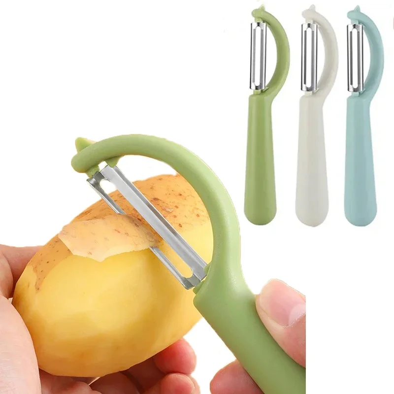 Fruit Peeling Knife Stainless Steel Peeler Peeling Apples Kitchen Vegetable Fruit Sharp Peeler Multi-function Peeler