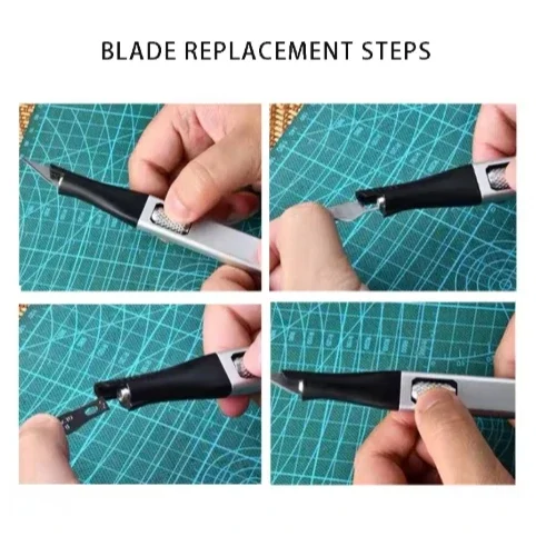 نحت سكين اكسبرس فتح علبة اليدوية ورقة قطع DIY ختم نحت أداة سكّين متعدّد الاستخدامات البوق حساب اليد نحت سكين #5