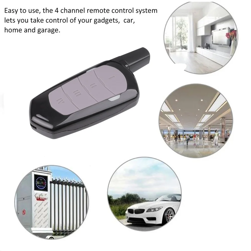 Imagem -04 - Universal 433.92mhz 433mhz Duplicador Cópia Garagem Portão de Controle Remoto Fixo Código Aprendizagem sem Fio Porta Receptor Cara a Cara