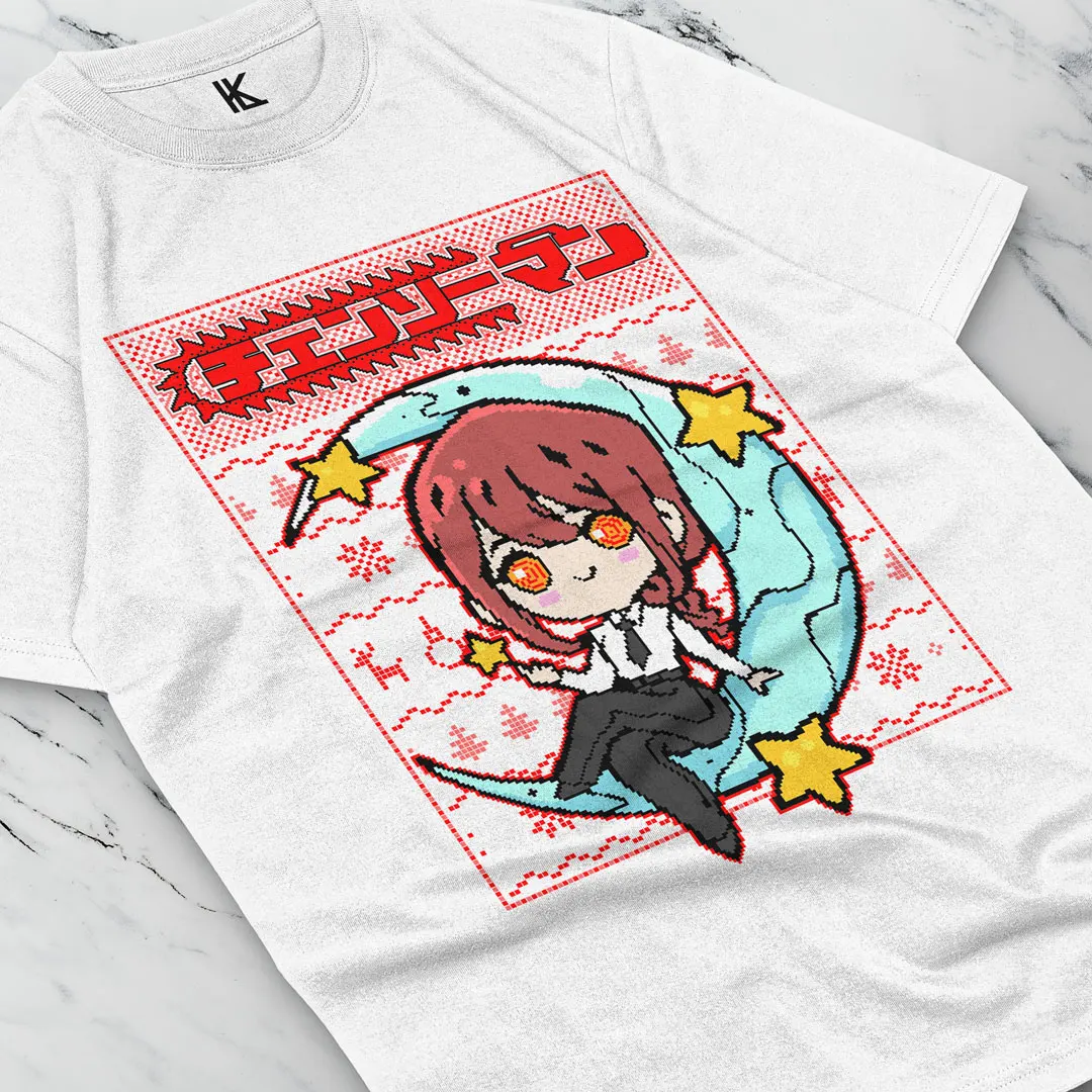 Makima Chainsaw Man Anime T-Shirt  Anime Manga Shirt Unisex Soft Tee All Sizes Cotton