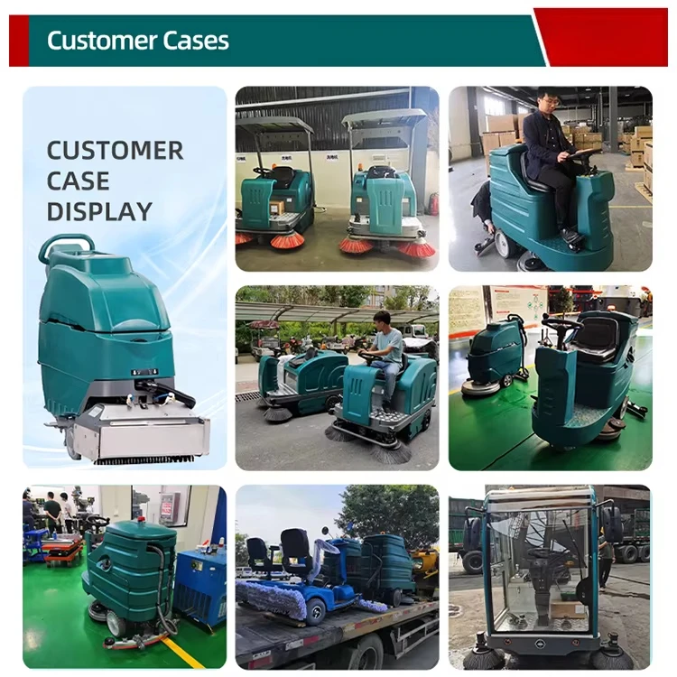 ماكينة تنظيف السلالم المتحركة 220 فولت تعمل بالبطارية التجارية مع ماكينة غسالة السلالم المتحركة بعرض 530 لردهة الفندق والمطاعم