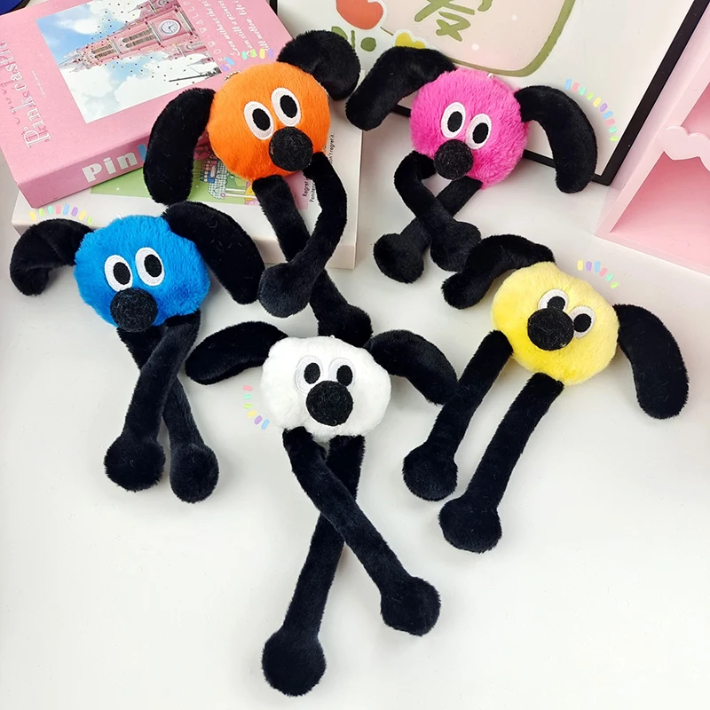 

Cartoon Plush Dopamine Big Nosed Dog Doll Pendant Keyring Stuffed Doll Toy Backpack Hangings Decoration