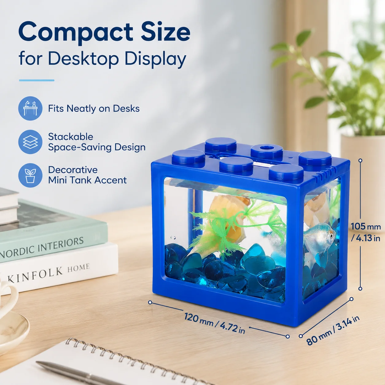 Stackable Mini Fish Tank Block - Aquarium Fish Betta review and price