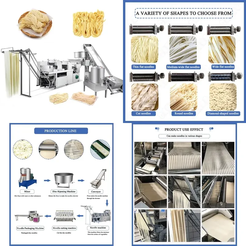 

SFW Certificate Automatic Noodle Making Machine Dry Noodles Maker Production Line Fresh Noodle Machine