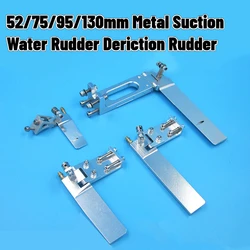 1Pcs CNC Aluminium Alloy 52mm 75mm 95mm 130mm Metal Suction Water Rudder Direction Rudder For RC Electric Boat Methanol Boat