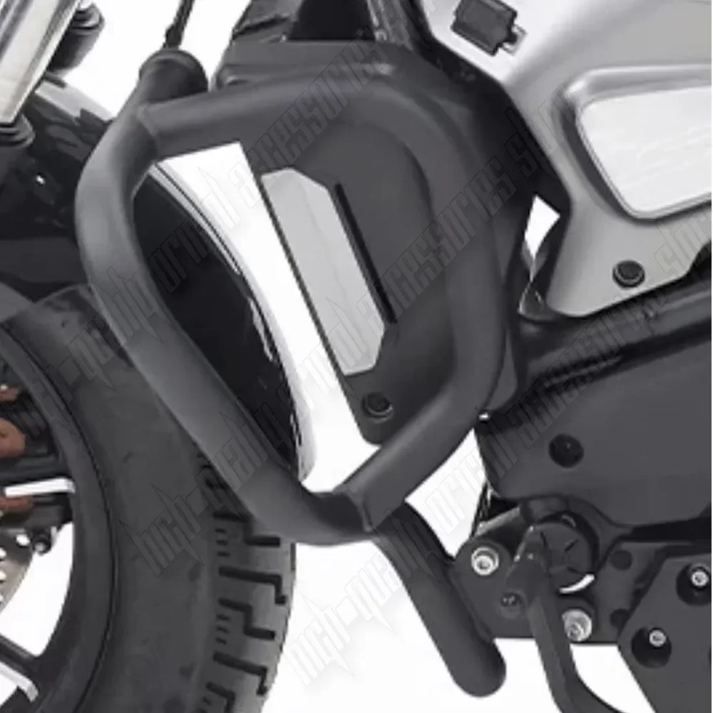 

Stainless Steel Upper Crash Bar Extension Bumper for QJMOTO SRV700 700SRV 700 SRV Motorcycle Tank Guard Protection New