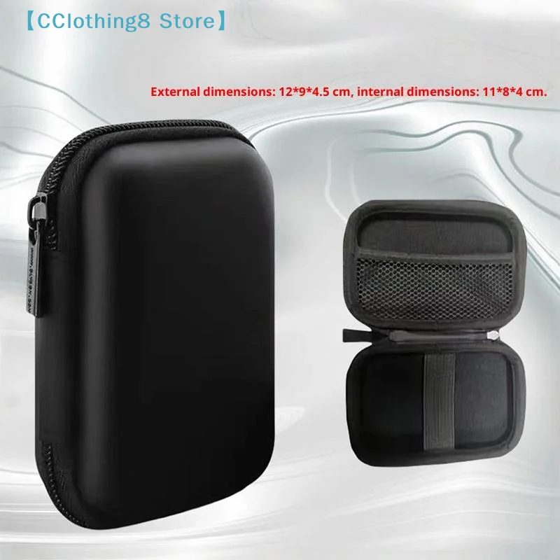 1Pcs Mini CCD Cameras Protective Case With Travel Cover Mesh Pocket For Accessories And Cards Digital Camera Bag【AliS8】