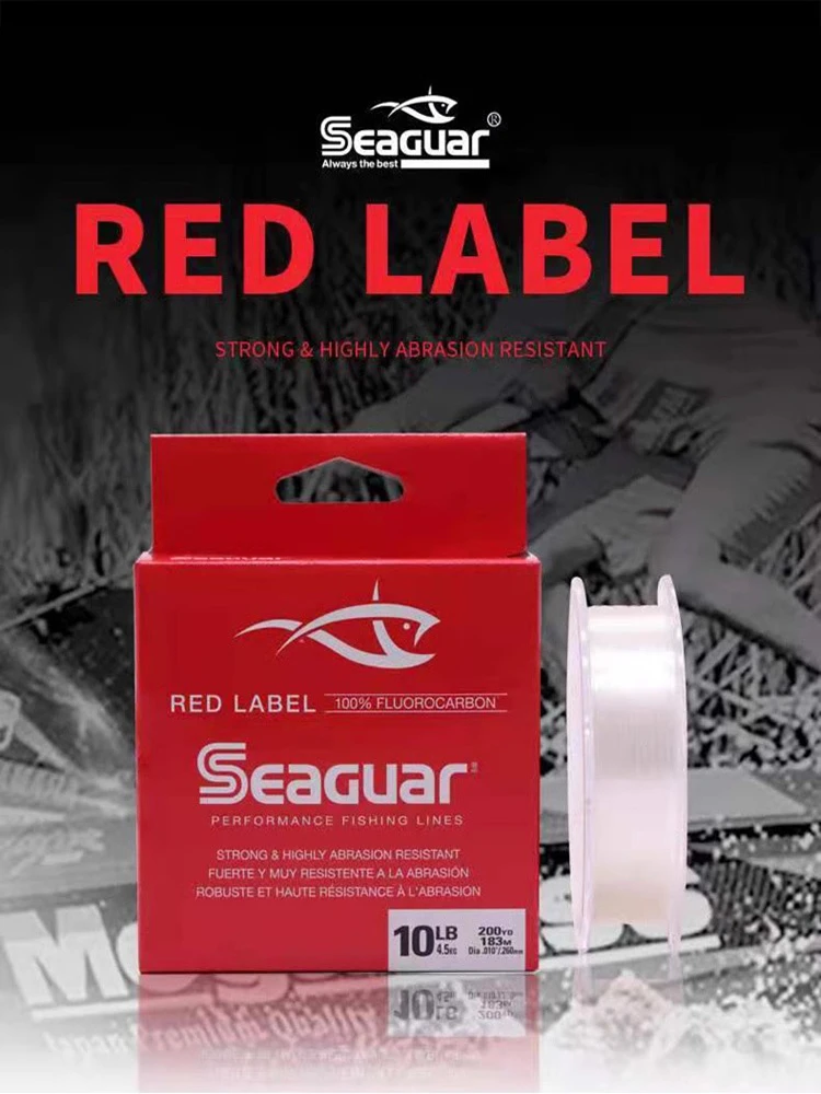 Seaguar Red Label Línea de pesca fluorocarbono Original resistente abrasión - imagen 2