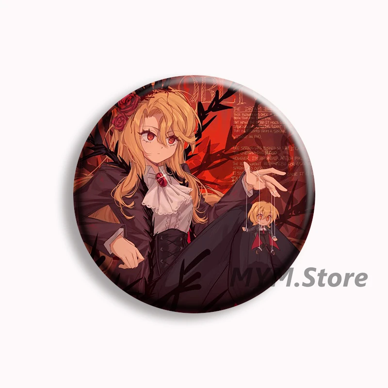Limbus Company Anime Soft Button Pin Game Character Don Quixote Fanart Brooch Badge Bag Deco Gamer Collect  Friends Gifts