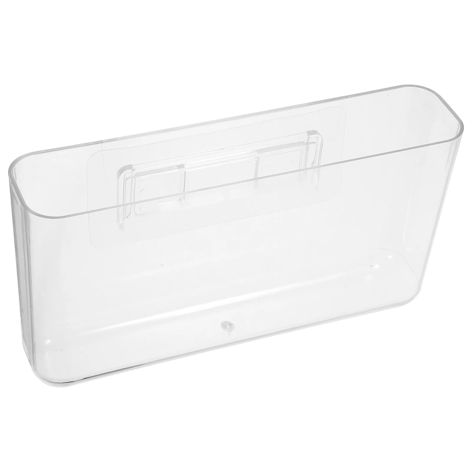 Caja de almacenamiento transparente para escritorio, estante de pared, portalápices, accesorios Kawaii, suministros escolares, papelería japonesa, taza de oficina