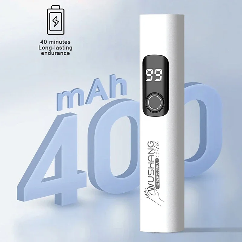 مصباح أظافر LED صغير محمول بالأشعة فوق البنفسجية لأظافر الجل، مجفف أظافر USB لعلاج سريع، مصباح أظافر محمول DIY في صالون الأظافر المنزلي