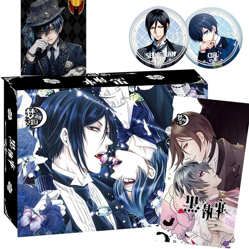 

Genuine Black Butler Card Collection Card Kuroshitsuji Ciel Phantomhive Sebasuchan·mikaerisu Anime Peripheral Holiday Gift Toys