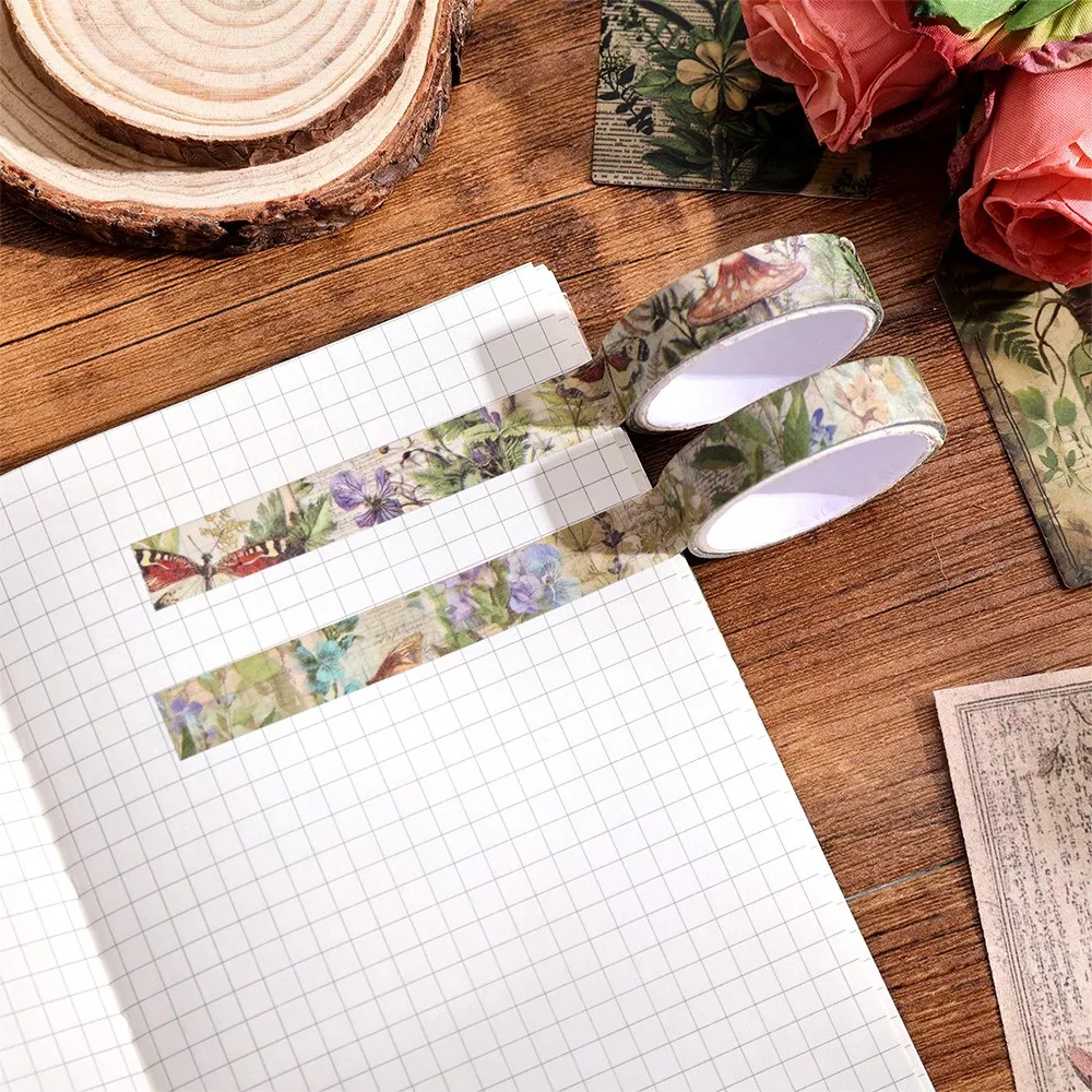 201 قطعة مجموعة سكرابوكينغ الغابات خمر لمجلة رصاصة غير المرغوب فيه لتقوم بها بنفسك هدية عيد ميلاد الحرفية #4