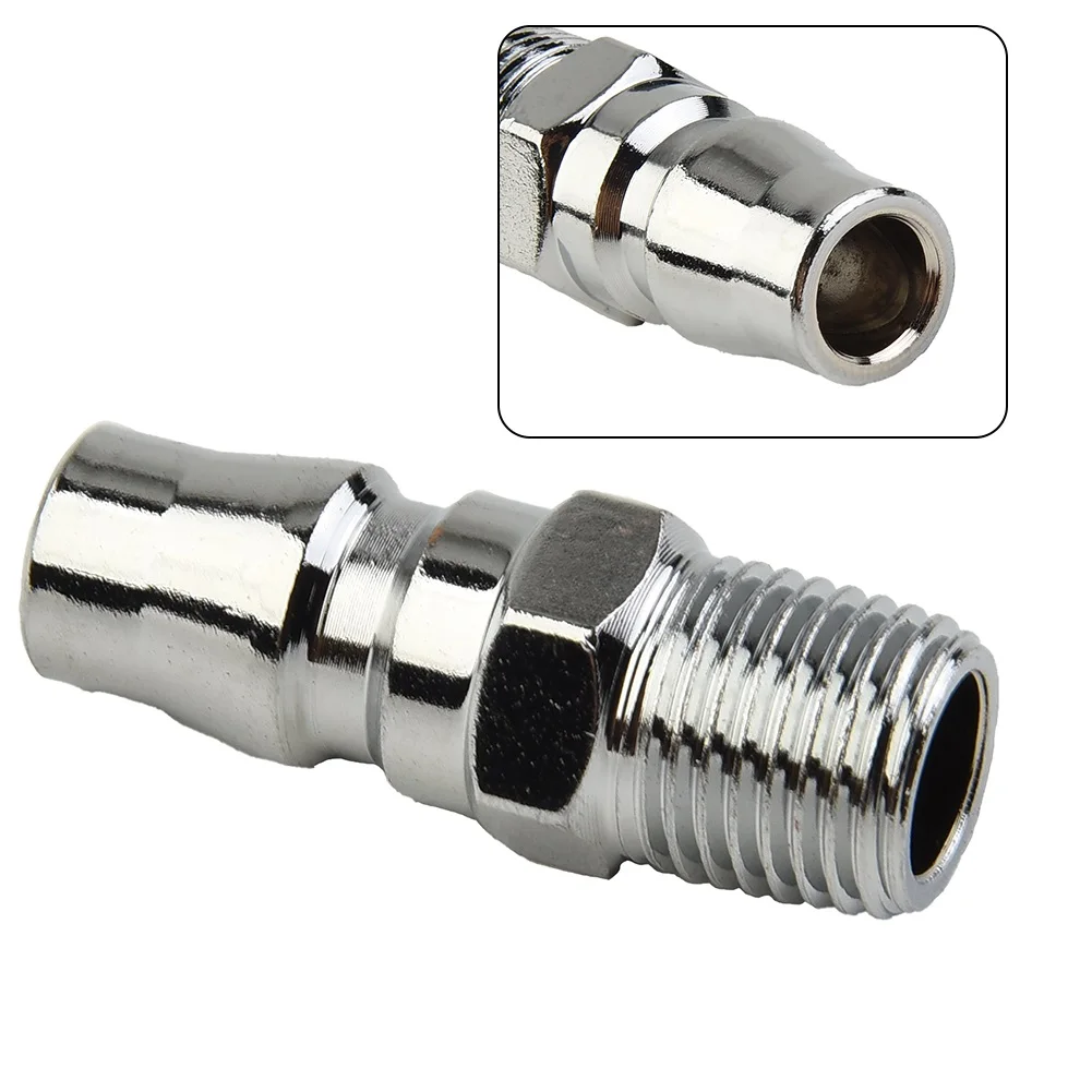 Male Coupling Air Fitting With 1/4 Inch Male Thread Adapter Connector Joint Coupling Adapter Pipe Fittings (20PM) 1 Piece