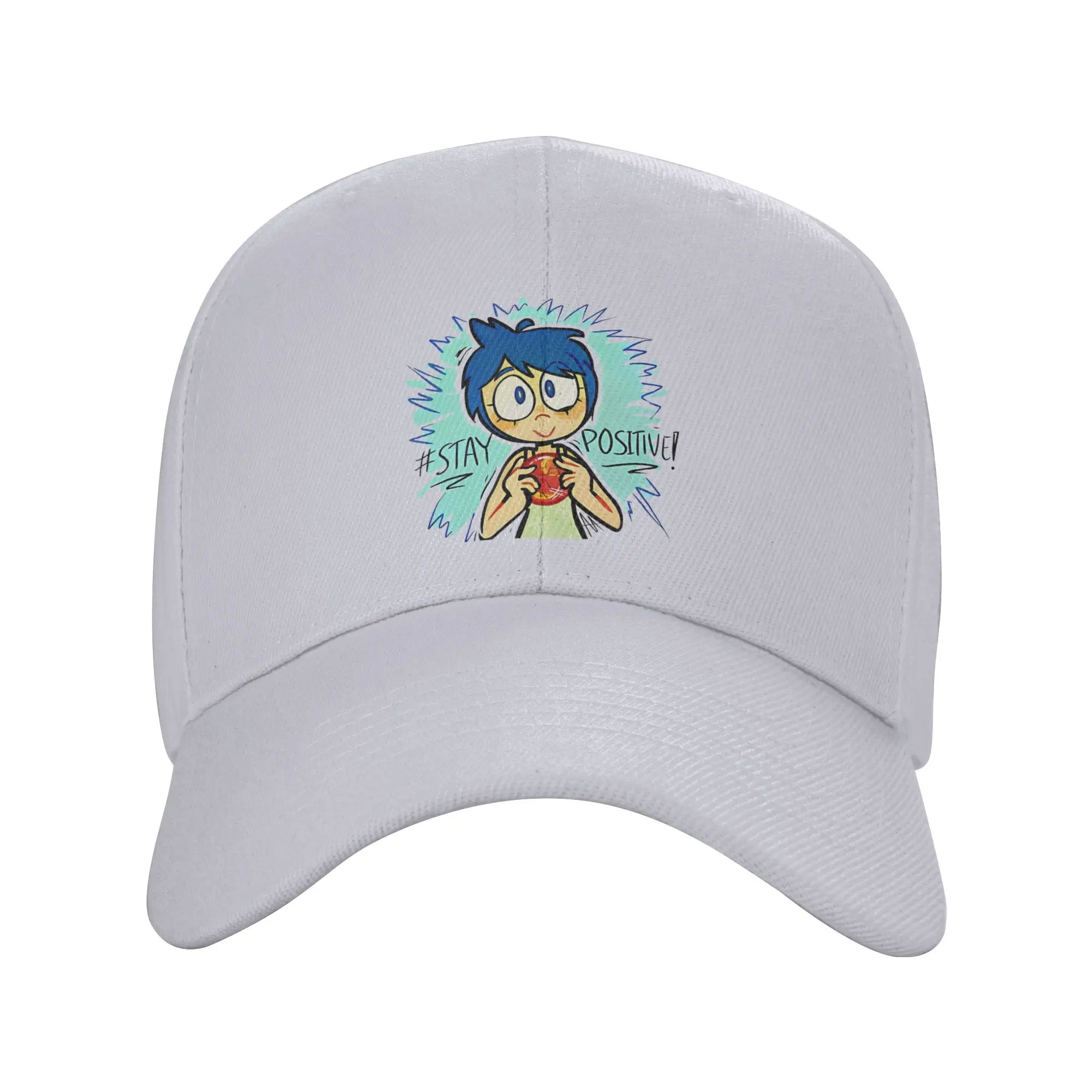 Adult Inside Out Stay Positive Cap Outdoor Baseball Caps Polyester Dad Hat Sun Caps Breathable Sun Hats Summer