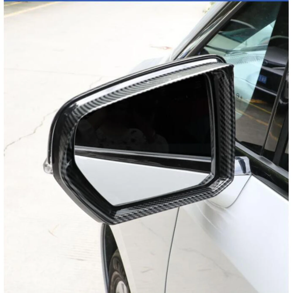 

For Trumpchi M8 2023 exterior car Rear view mirror block rain eyebrow trim frame cover decoration chrome styling accessories