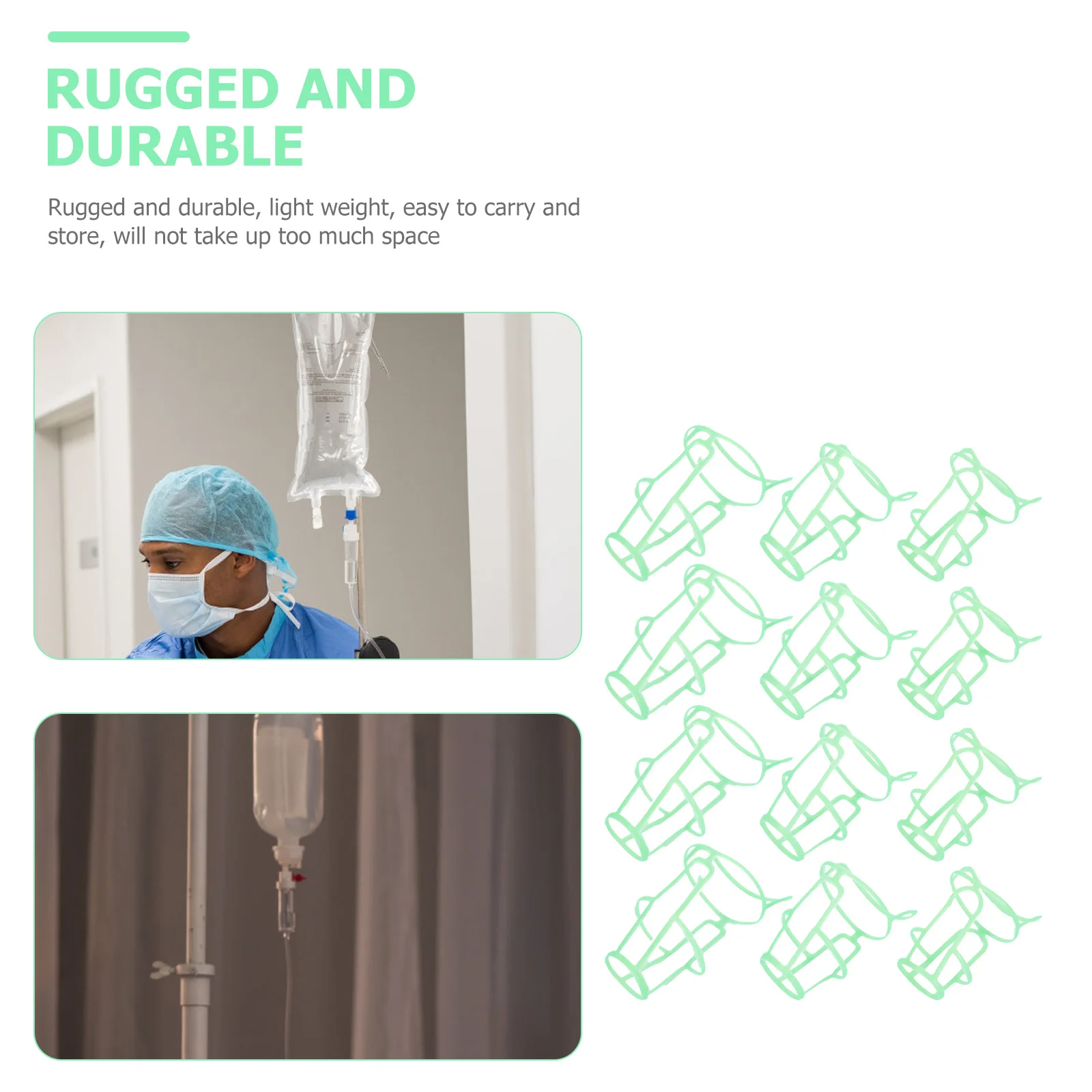 

36pcs Infusion Bottle Holders Portable Lightweight Hanging Saline Nets For Home Hospital Use Teaching Equipment Supplies